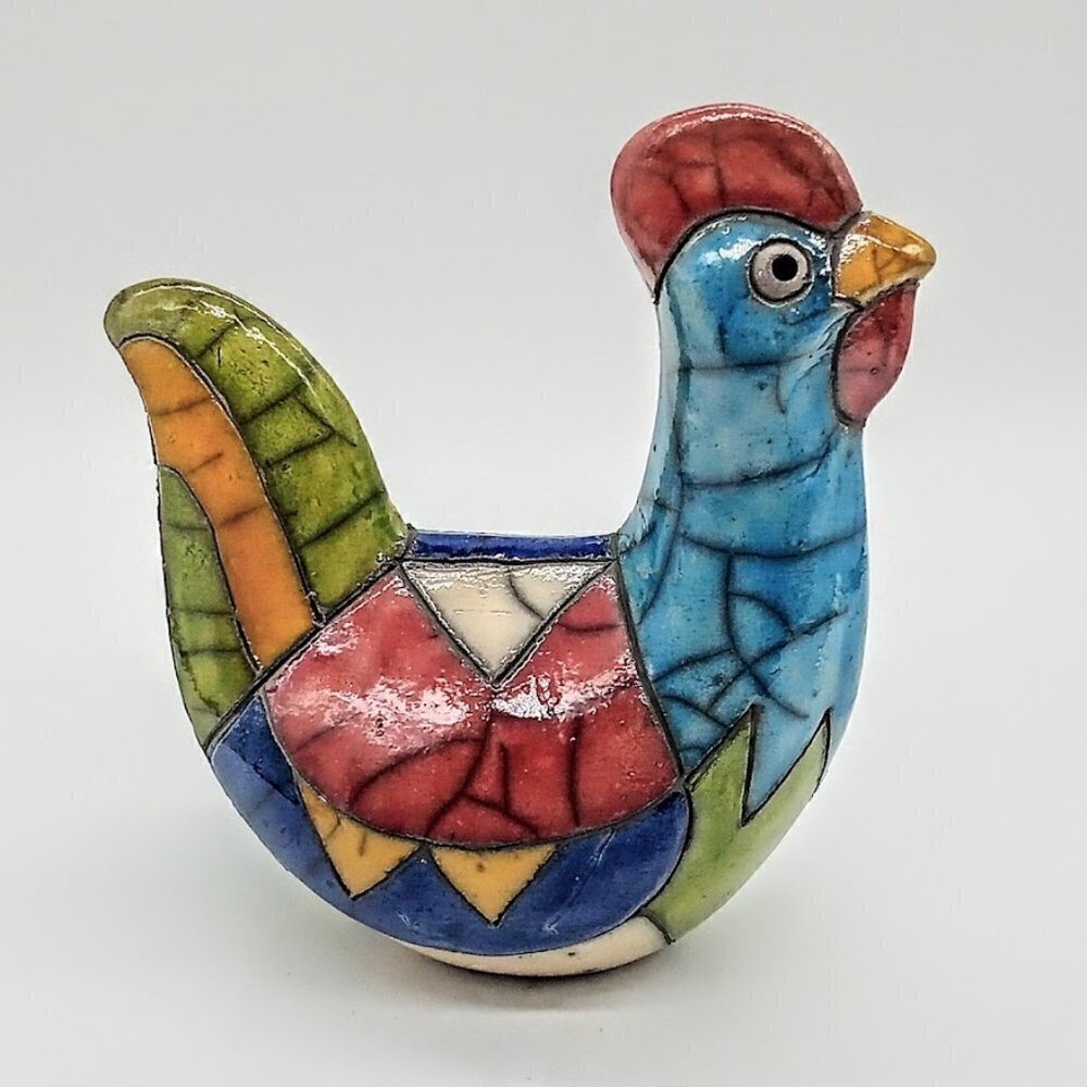 Handmade South African Ceramic Pottery Rooster